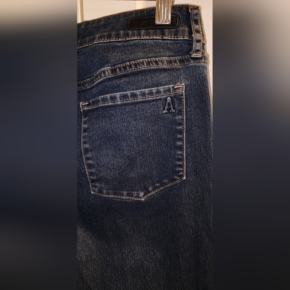 articles of society zipper ankle low rise blue skinny jeans 26 - Picture 10 of 14